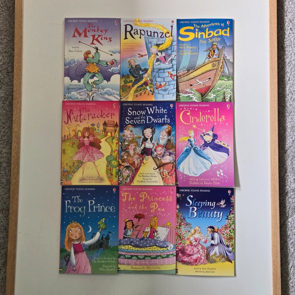 USBORNE YOUNG READING:  SERIES ONE - 9 books
